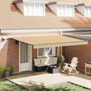 vidaXL Cortina Retractabilă Manual Multicolour 450 ×300 cm țesătură imagine