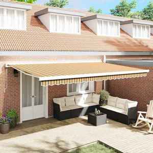 vidaXL Cortina Retractabilă Manual Multicolour 500 × 300 cm imagine