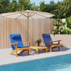 vidaXL Perne de fotoliu 2 pcs albastru 58 x 77 x 4.5 cm Tafeta Oxford imagine