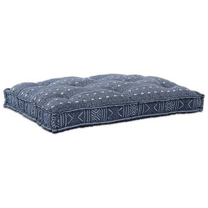 vidaXL Perne pentru canapea Imprimare Indigo 120 x 80 x 12 cm țesătură imagine