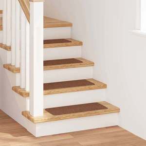 vidaXL Tălpici Antiderapante pentru Trepte 15 pcs Galben 60 x 25 cm PP imagine