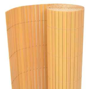 vidaXL Gard de Grădină Galben 150 x 500 cm PVC imagine