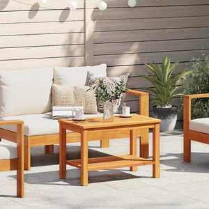 vidaXL Masă de cafea Maro 70 x 40 x 45 cm lemn masiv de acacia imagine