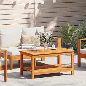 vidaXL Masă de cafea Maro 110 x 55 x 45 cm lemn masiv de acacia imagine