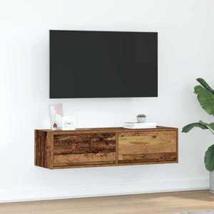 vidaXL Cabinet TV Lemn vechi 100 x 31 x 25.5 cm Lemn compozit imagine