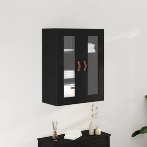vidaXL Cabinet suspendat Stejar negru 69.5 x 34 x 90 cm Lemn compozit imagine