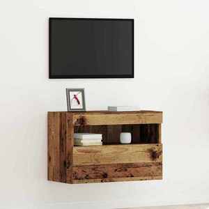 vidaXL Dulap TV de perete Lemn vechi 60 x 30 x 40 cm Lemn compozit imagine