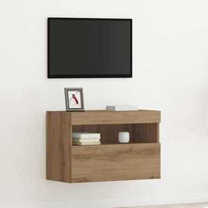 vidaXL Dulap TV de perete Pe perete stejar artizanal 60 x 30 x 40 cm imagine