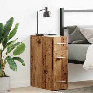 vidaXL Dulap de farmacie Lemn vechi 20 x 45.5 x 60 cm Lemn compozit imagine