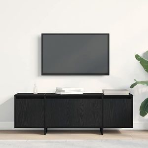 vidaXL Cabinet TV Stejar Negru 120 x 30 x 40, 5 cm Lemn compozit imagine