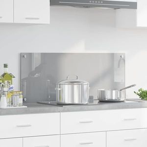 vidaXL Spate de bucătărie Gri deschis 100 x 40 x 0, 6 cm imagine