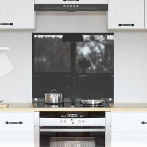 vidaXL Spate de bucătărie Gri închis 70 x 60 x 0, 6 cm imagine