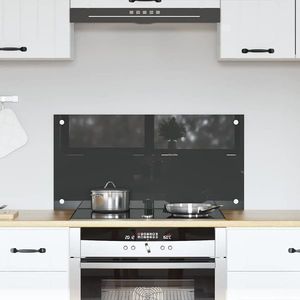 vidaXL Spate de bucătărie Gri închis 80 x 40 x 0, 6 cm imagine