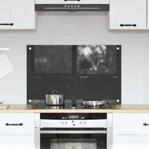 vidaXL Spate de bucătărie Gri închis 80 x 50 x 0, 6 cm imagine
