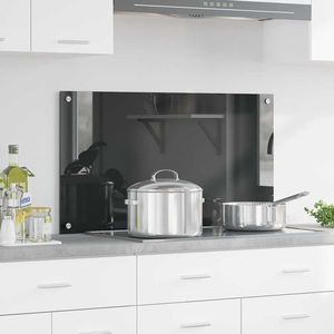 vidaXL Spate de bucătărie Gri închis 90 x 50 x 0, 6 cm imagine