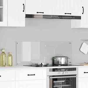 vidaXL Spate de bucătărie Transparent 110 x 40 x 0, 6 cm imagine