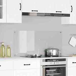 vidaXL Spate de bucătărie Transparent 110 x 50 x 0, 6 cm imagine