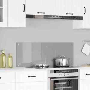 vidaXL Spate de bucătărie Gri deschis 110 x 40 x 0, 6 cm imagine