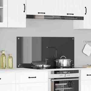 vidaXL Spate de bucătărie Gri închis 110 x 50 x 0, 6 cm imagine