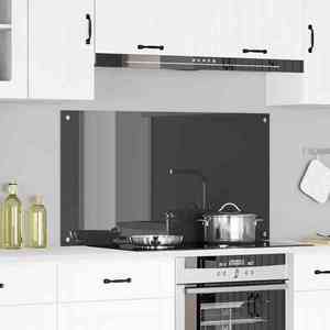 vidaXL Spate de bucătărie Gri închis 110 x 60 x 0, 6 cm imagine