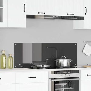 vidaXL Spate de bucătărie Gri închis 120 x 40 x 0, 6 cm imagine