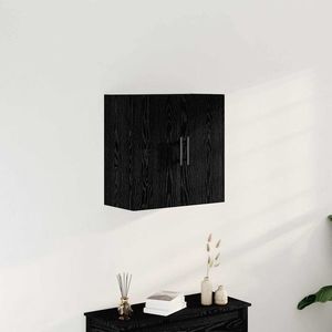 vidaXL Dulap de perete Stejar Negru 60 x 31, 5 x 60 cm Lemn compozit imagine