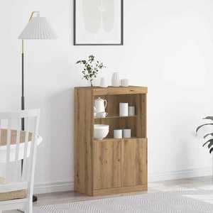 vidaXL Bufet Maro 60 x 37 x 100 cm Lemn compozit imagine