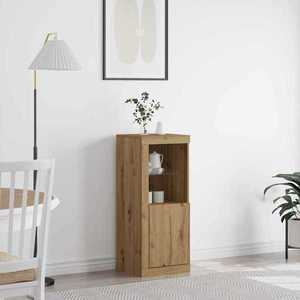 vidaXL Bufet stejar artizanal 41 x 37 x 100 cm Lemn compozit imagine