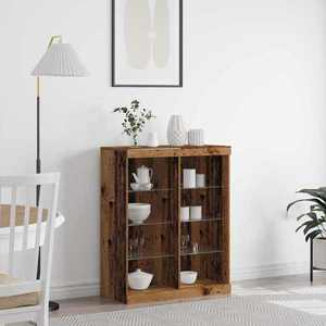 vidaXL Bufet Lemn vechi 41 x 37 x 100 cm Lemn compozit imagine