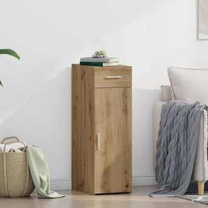 vidaXL Bufet stejar artizanal 30 x 42.5 x 93 cm Lemn compozit imagine