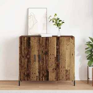 vidaXL Bufet Lemn vechi 90 x 34 x 80 cm Lemn compozit imagine