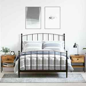 vidaXL Cabinet de Noptieră cu sertar 2 pcs Lemn vechi 40 x 42 x 45 cm imagine