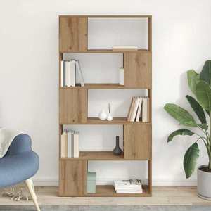 vidaXL Set comodă TV Pe perete Maro 80 x 24 x 156 cm Lemn compozit imagine