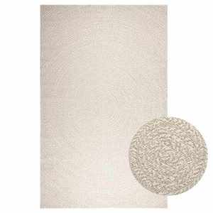 vidaXL Covor „ZIZUR” crem aspect iută pentru interior și exterior imagine