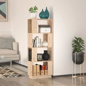 vidaXL Bibliotecă/Separator cameră, 51x25x132 cm lemn masiv pin imagine