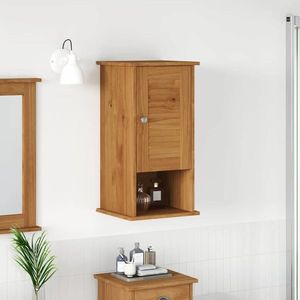 vidaXL Dulap Bathroom Montat pe Perete cu depozitare VIGO maro miere imagine