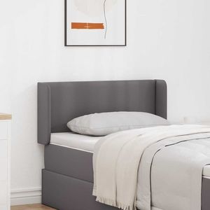 vidaXL Urechile Tăbliei 2 pcs Gri 40 x 16 x 5 cm Piele artificială imagine