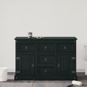 vidaXL Vopsea pentru mobilă Negru 10 x 10 x 12, 2 cm Print pe perete imagine