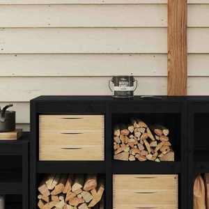 vidaXL Vopsea pentru lemn Negru 16, 5 x 16, 5 x 15, 9 cm Print pe perete imagine