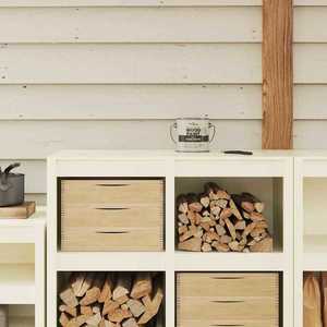 vidaXL Vopsea pentru lemn Alb 16, 5 x 16, 5 x 15, 9 cm Print pe perete imagine