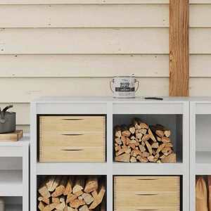 vidaXL Vopsea pentru lemn Gri 16, 5 x 16, 5 x 15, 9 cm Print pe perete imagine