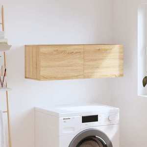 vidaXL Dulap de perete, stejar sonoma, 100x36, 5x35 cm, lemn prelucrat imagine