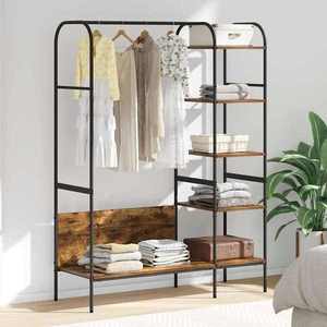 vidaXL Suport pentru Hârtie Maro 120 x 44 x 160 cm Lemn compozit imagine