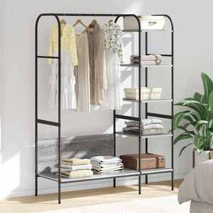 vidaXL Suport pentru Hârtie Gri 120 x 44 x 160 cm Lemn compozit imagine