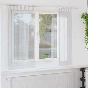 vidaXL Cortină din Voile 2 pcs Gri deschis 175 x 140 cm Poliester imagine