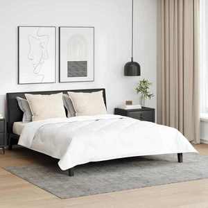 vidaXL Pernă cu pernă 2 pcs Alb 60 x 80 cm Pene imagine