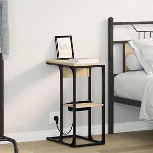 vidaXL Noptieră Stejar sonoma 41.5 x 26 x 60.5 cm Lemn compozit imagine