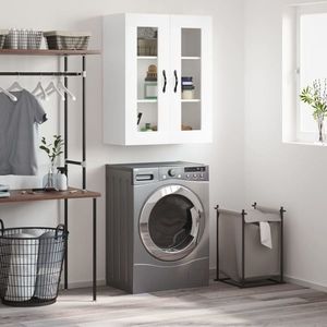 vidaXL Dulap montat pe perete, alb, 69, 5x34x90 cm, lemn prelucrat imagine