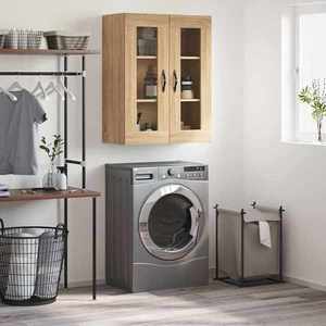 vidaXL Dulap TV pe perete stejar sonoma, 69, 5x34x90 cm, lemn prelucrat imagine