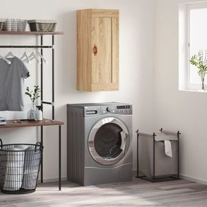 vidaXL Dulap de perete, stejar sonoma, 34, 5x34x90 cm, lemn prelucrat imagine